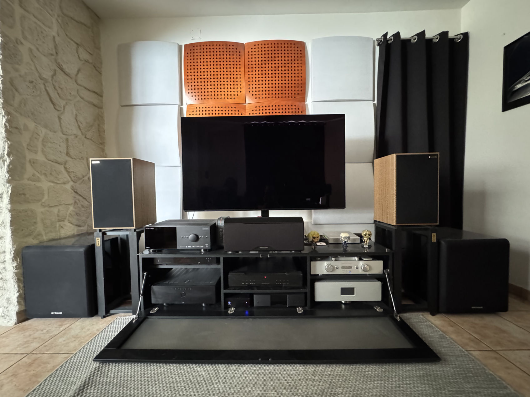 Fred's audiophile system, Paris